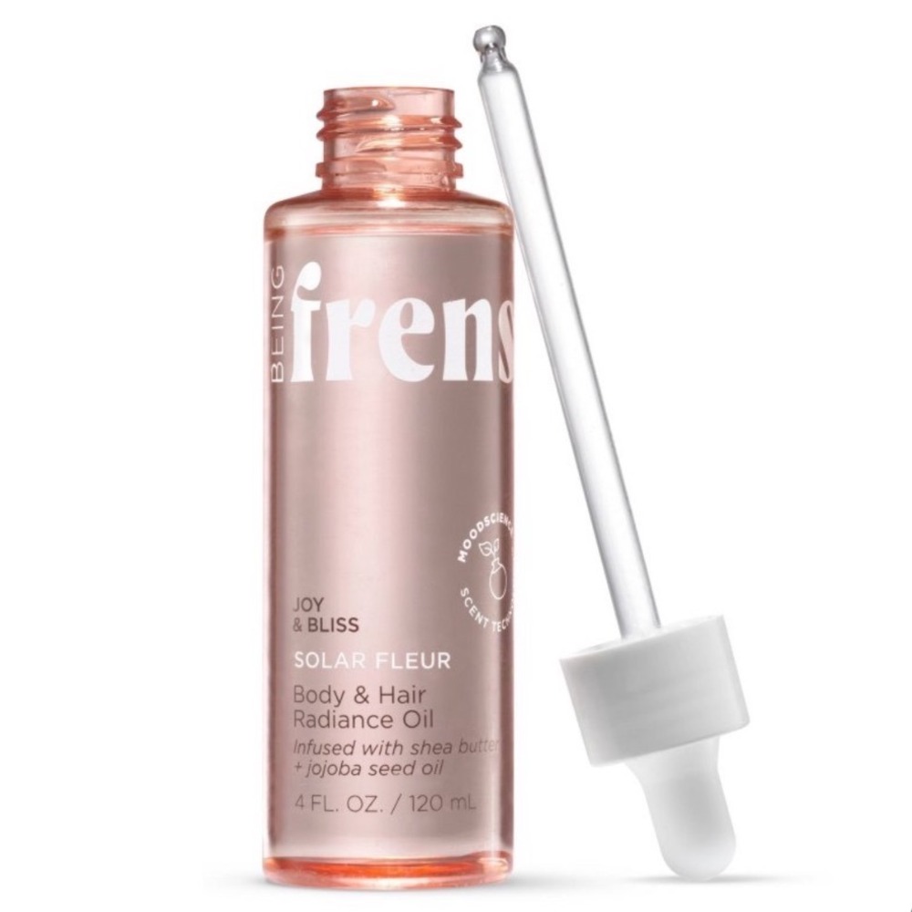 Being Frenshe Solar Fleur Body and Hair Radiance Oil Joy and Bliss 4oz 120ml